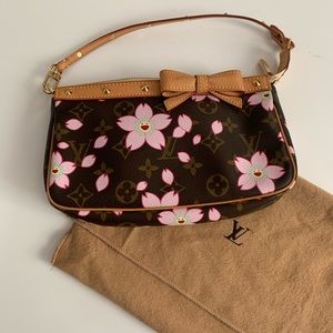 LV Pochette Limited Edition Cherry Blossom
